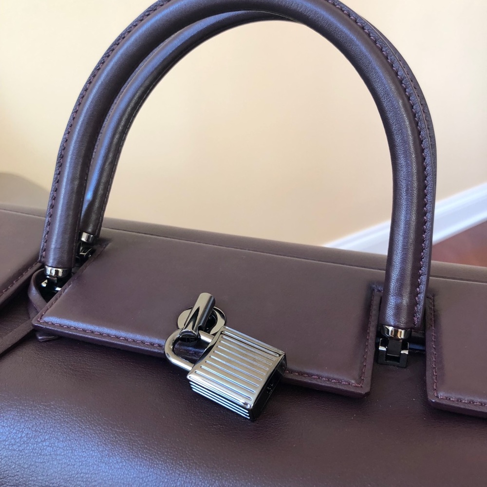 TOM FORD India Medium purple Leather Satchel Bag - Picture 2 of 16